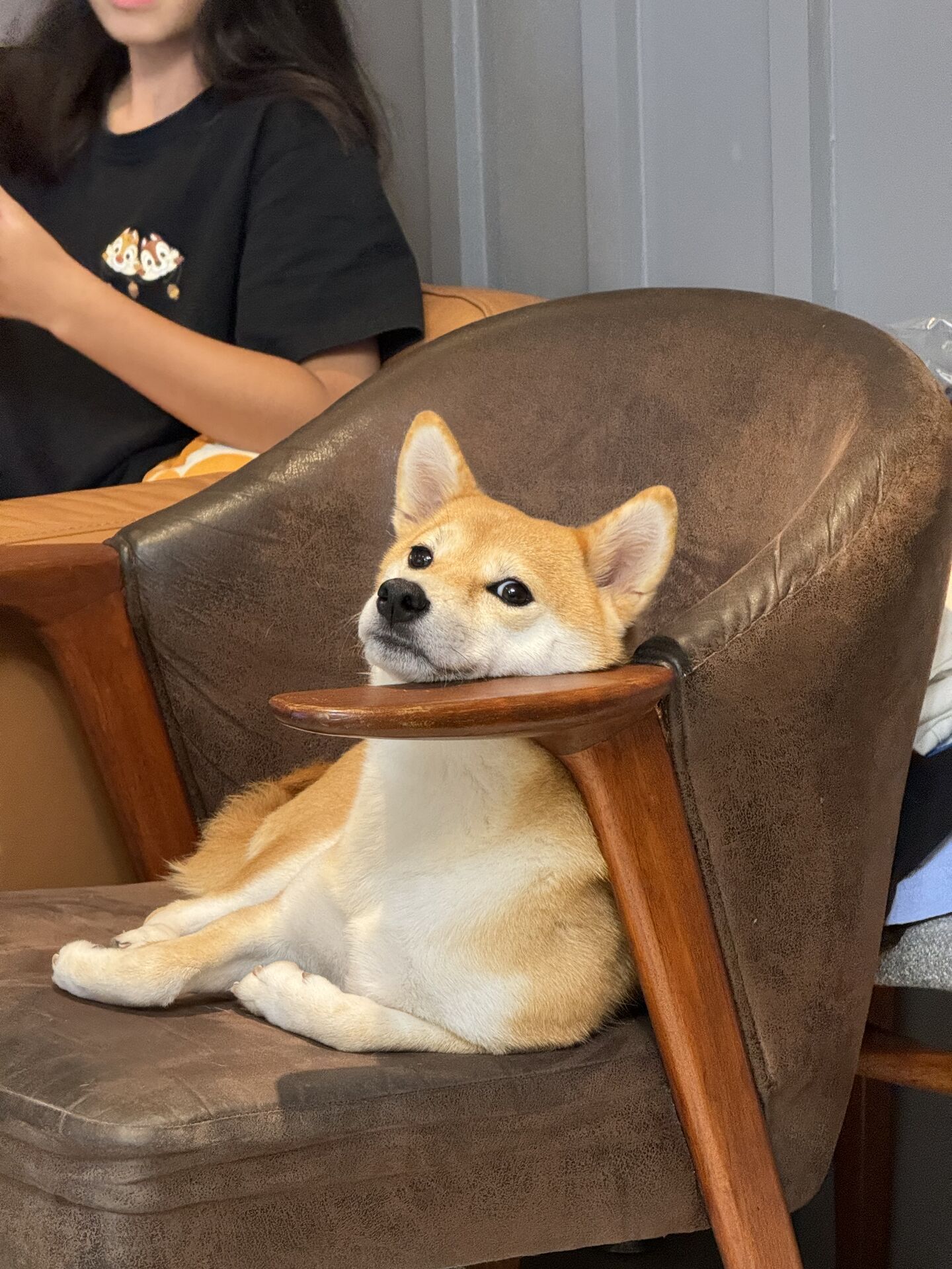 Chilling like a human